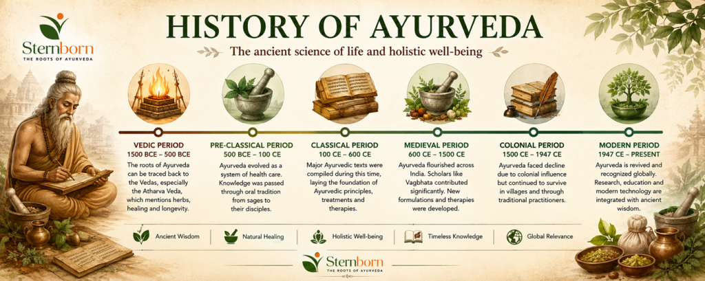history of ayurveda